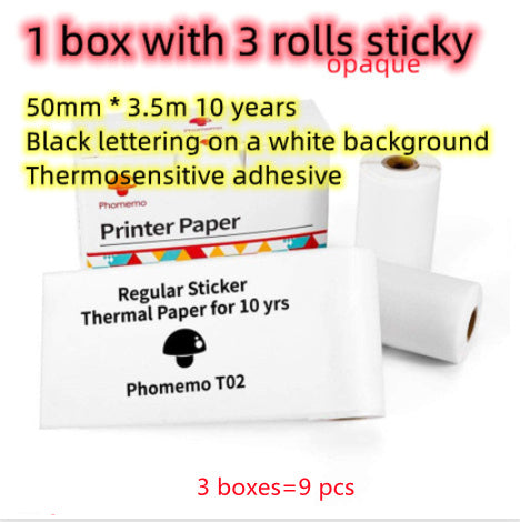 Portable Mini Thermal Label Printer - Bluetooth Wireless Photo & Label Printer