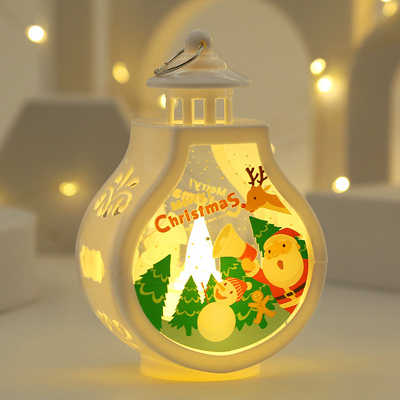 Christmas Candle Lamp - Romantic LED Ornament for Holiday Décor