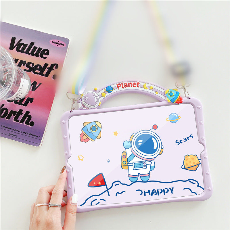 iPad Protective Case - Creative Cartoon Rainbow Design Cover
