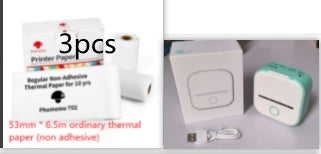 Portable Mini Thermal Label Printer - Bluetooth Wireless Photo & Label Printer