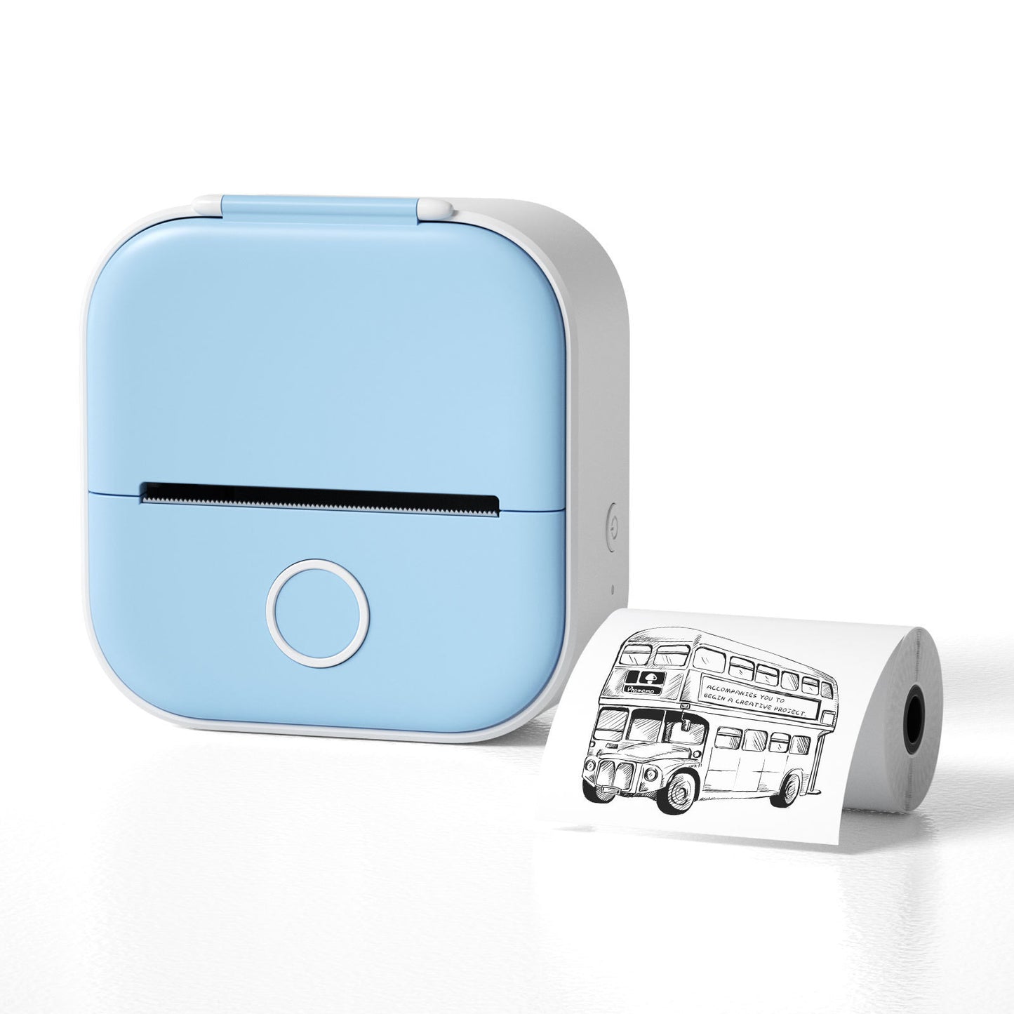 Portable Mini Thermal Label Printer - Bluetooth Wireless Photo & Label Printer