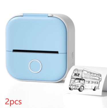 Portable Mini Thermal Label Printer - Bluetooth Wireless Photo & Label Printer
