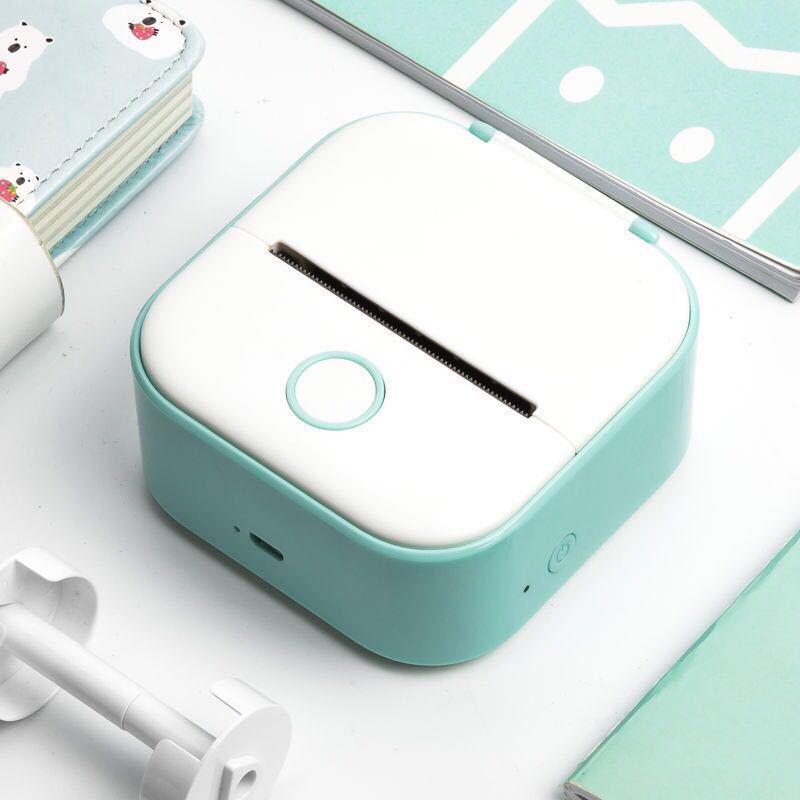 Portable Mini Thermal Label Printer - Bluetooth Wireless Photo & Label Printer