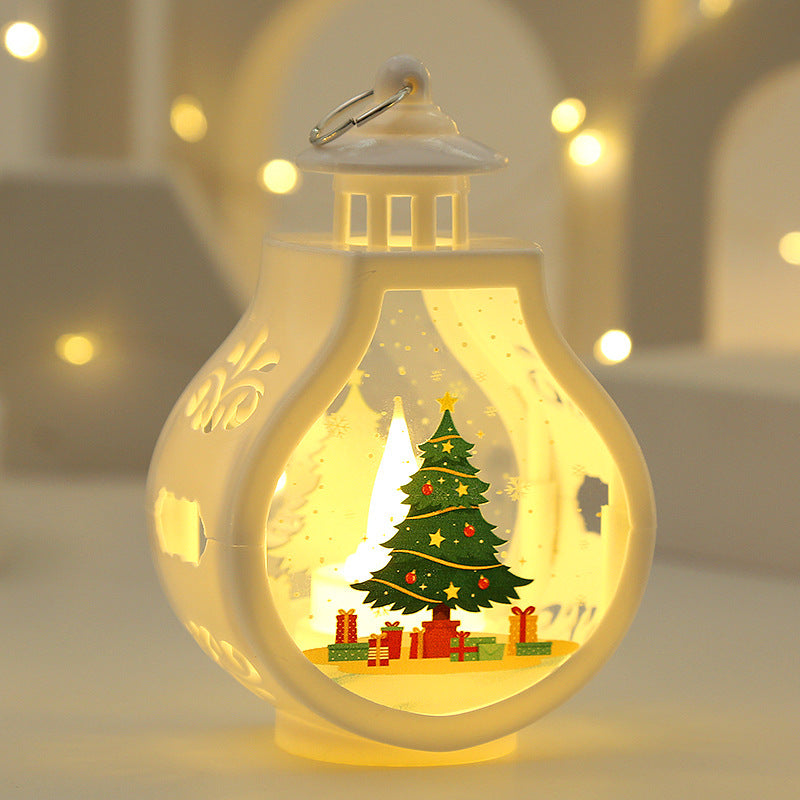 Christmas Candle Lamp - Romantic LED Ornament for Holiday Décor