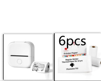 Portable Mini Thermal Label Printer - Bluetooth Wireless Photo & Label Printer