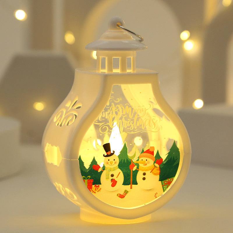 Christmas Candle Lamp - Romantic LED Ornament for Holiday Décor