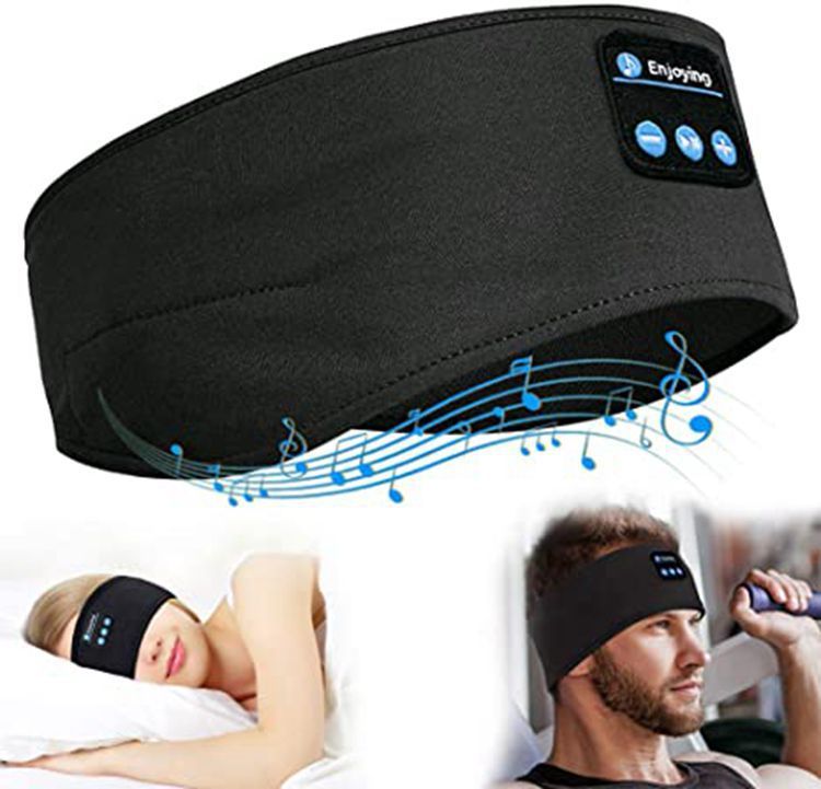 Bluetooth Sleep Headband - Wireless V5.0 Sports Headphones for Music & Calls