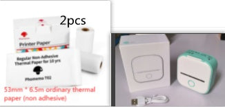 Portable Mini Thermal Label Printer - Bluetooth Wireless Photo & Label Printer