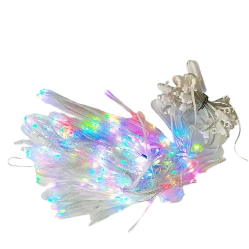 Christmas LED Curtain Lights - Waterproof String Lights with Remote Control