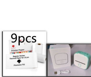 Portable Mini Thermal Label Printer - Bluetooth Wireless Photo & Label Printer