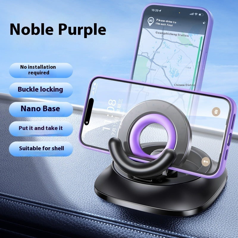 Magnetic Car Phone Holder - Vacuum Suction Mount for Busy Commuters