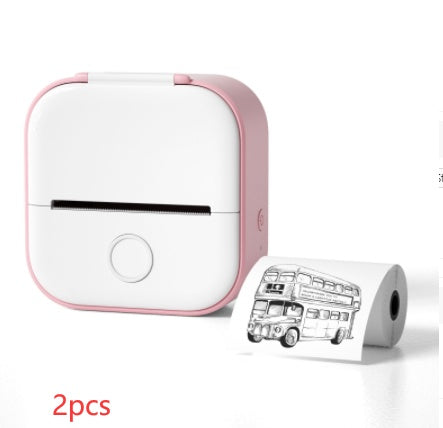 Portable Mini Thermal Label Printer - Bluetooth Wireless Photo & Label Printer