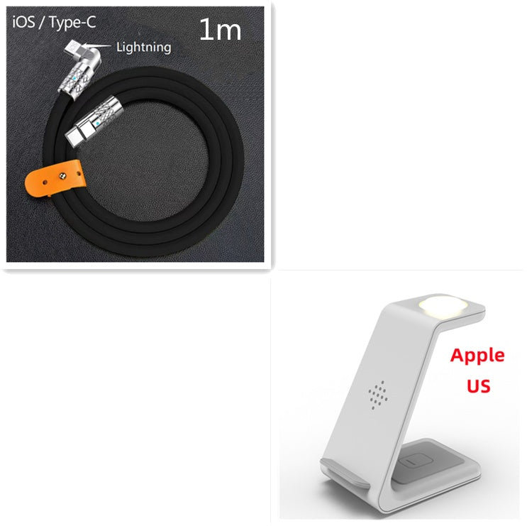 3-in-1 Wireless Charging Station - Fast Charge Stand for Phone & Accessories