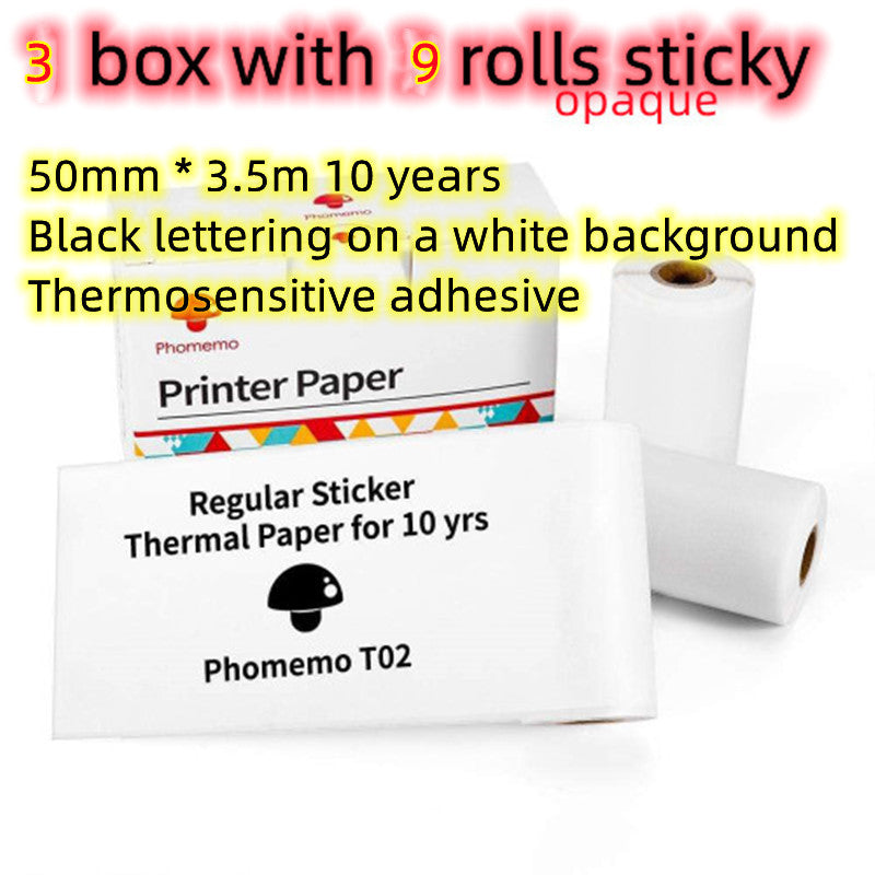 Portable Mini Thermal Label Printer - Bluetooth Wireless Photo & Label Printer