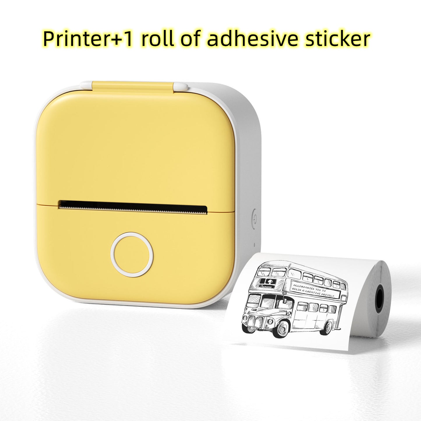 Portable Mini Thermal Label Printer - Bluetooth Wireless Photo & Label Printer