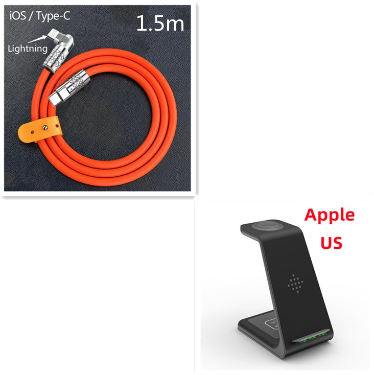 3-in-1 Wireless Charging Station - Fast Charge Stand for Phone & Accessories