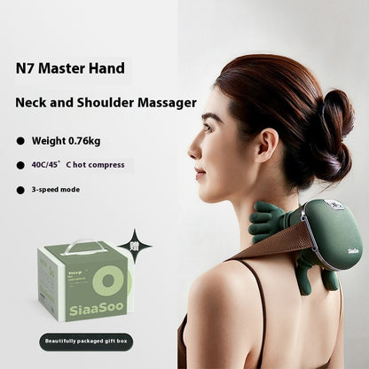 Electric Neck & Shoulder Massager - Wireless Kneading Shawl for Pain Relief