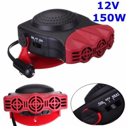 Portable Windshield Defroster - 12V Car Heater & Defogging Fan