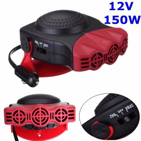 Portable Windshield Defroster - 12V Car Heater & Defogging Fan