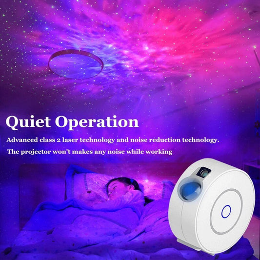 Starry Sky Projector Lamp - Galaxy Night Light for Bedroom & Kids Room