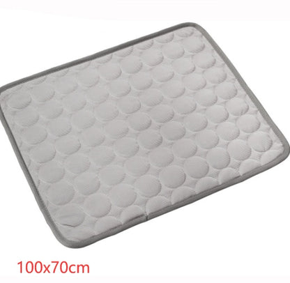Pet Cooling Pad - Ice Silk Summer Mat for Dogs & Cats