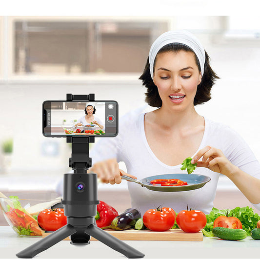 360° AI Tracking Phone Stand - Smart Face Recognition Selfie Holder