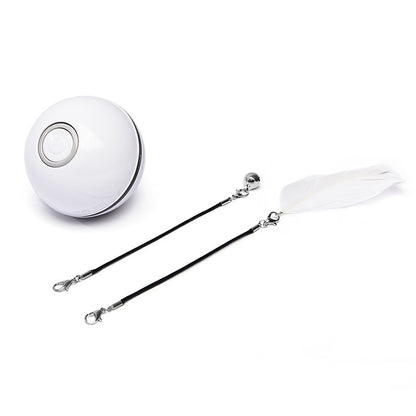 LED Laser Cat Toy Ball - Electronic Rolling Interactive Pet Toy