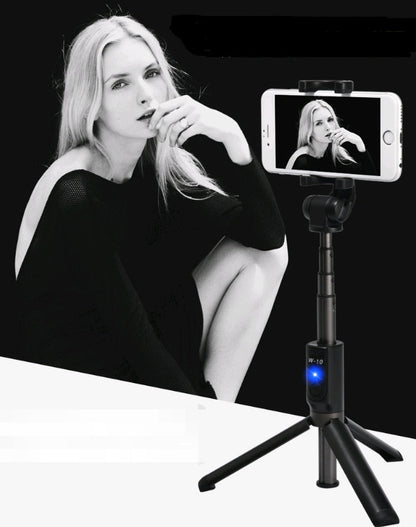 Bluetooth Selfie Stick Tripod - Aluminum Telescopic Stand with Remote Control