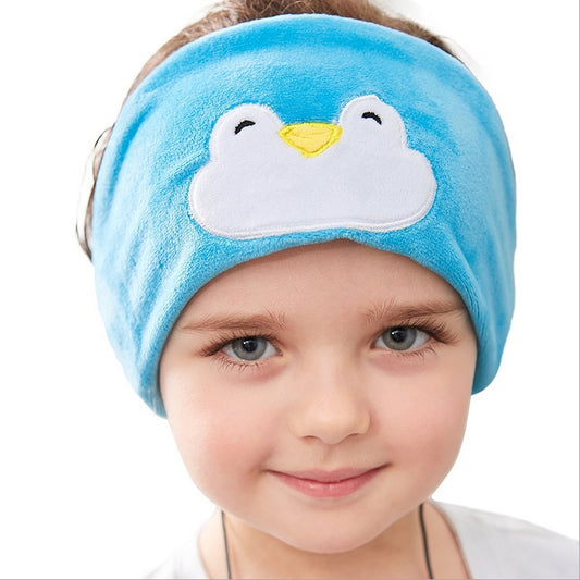Kids Sleep Headband - Cartoon Wired Headphones for Children to Play sleeping music