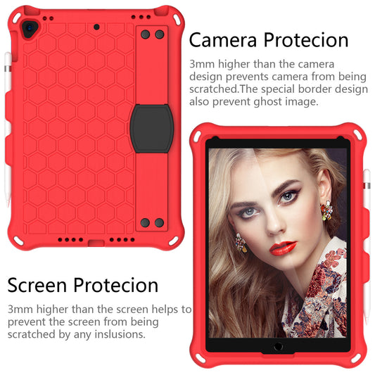 iPad 10.2 Case - Honeycomb EVA Shockproof Cover for Kids & Adults