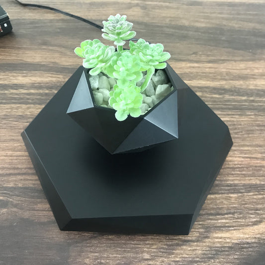 Magnetic Levitating Plant Pot - Floating Air Plant Planter for Home & Office