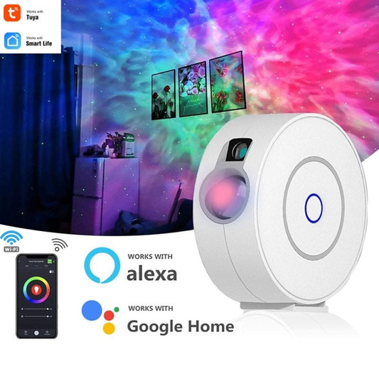 Starry Sky Projector Lamp - Galaxy Night Light for Bedroom & Kids Room