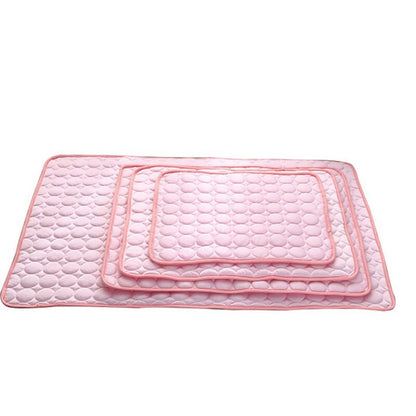 Pet Cooling Pad - Ice Silk Summer Mat for Dogs & Cats
