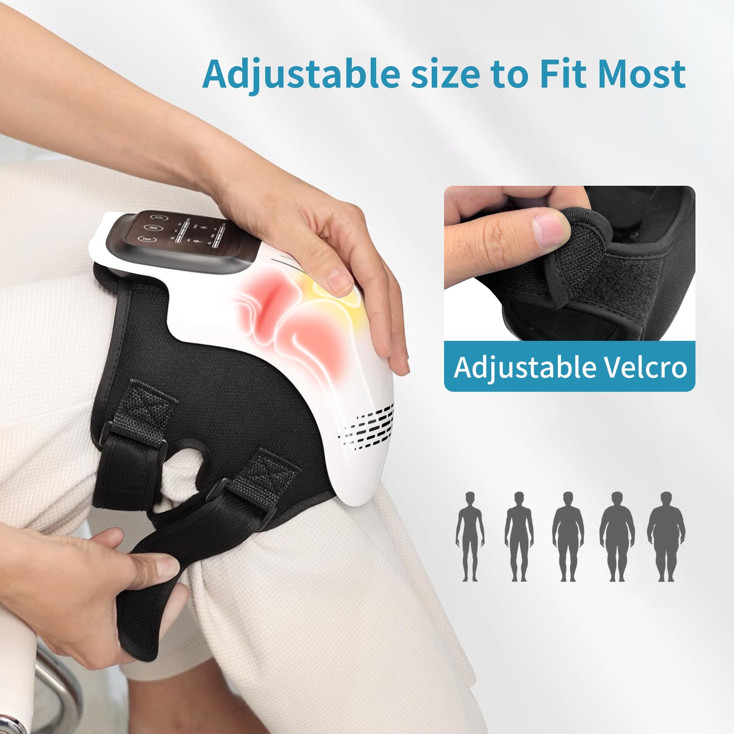 Intelligent Infrared Electric Heating Knee Massager Physiotherapy Instrument Air Pressure Vibration Rehabilitation Pain Relief