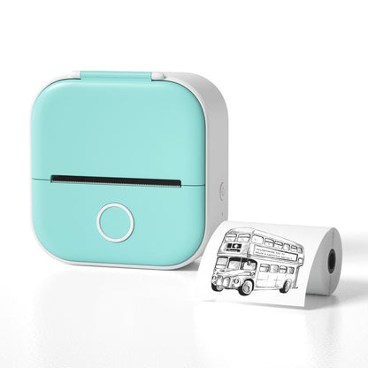 Portable Mini Thermal Label Printer - Bluetooth Wireless Photo & Label Printer