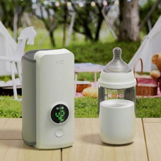 Portable Baby Bottle Warmer - Wireless USB Rechargeable Milk Warmer