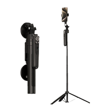 Selfie Stick with Stabilizer - 4-Leg Tripod Stand with Remote Control