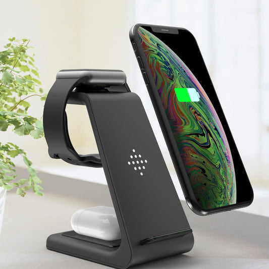 3-in-1 Wireless Charging Station - Fast Charge Stand for Phone & Accessories