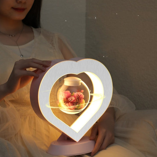 Magnetic Levitation Lamp - Floating Rose with Bluetooth Speaker
