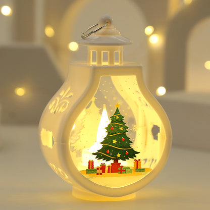 Christmas Candle Lamp - Romantic LED Ornament for Holiday Décor