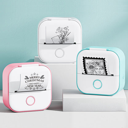Portable Mini Thermal Label Printer - Bluetooth Wireless Photo & Label Printer