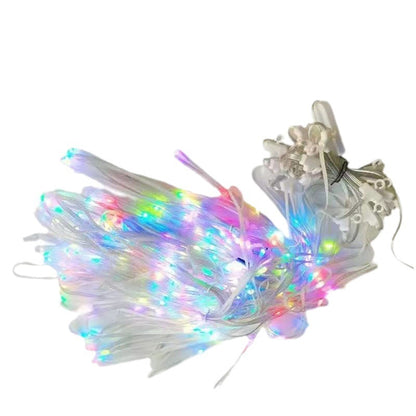 Christmas LED Curtain Lights - Waterproof String Lights with Remote Control