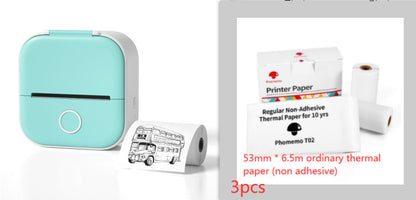 Portable Mini Thermal Label Printer - Bluetooth Wireless Photo & Label Printer
