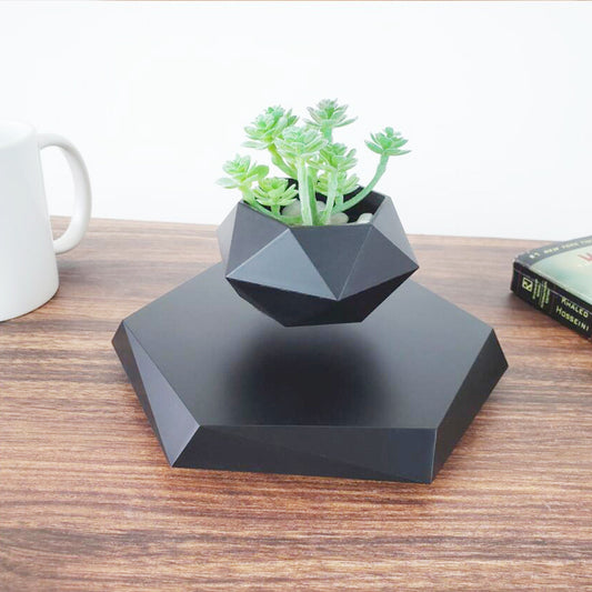 Magnetic Levitating Plant Pot - Floating Air Plant Planter for Home & Office