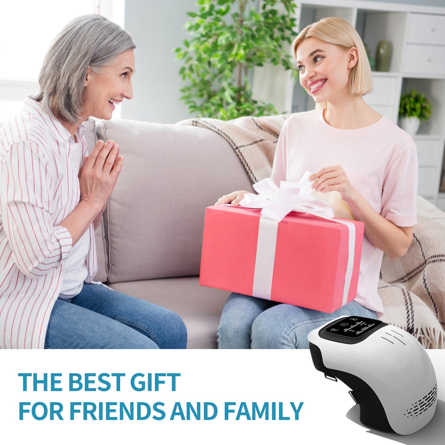 Intelligent Infrared Electric Heating Knee Massager Physiotherapy Instrument Air Pressure Vibration Rehabilitation Pain Relief